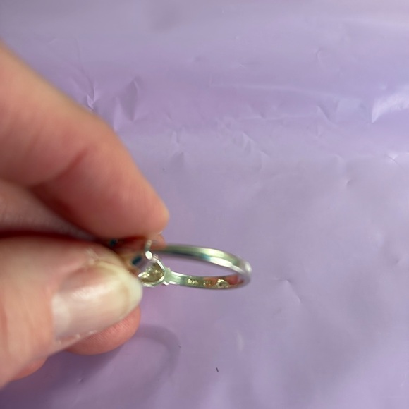 Silver flower ring - Picture 5 of 5